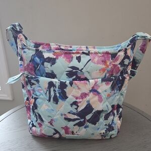 Vera Bradley Ultralight Hobo Shoulder Bag Floating Blossoms